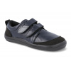 Barefoot dětské tenisky Beda - Just Black s velurovým okopem černé