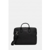 Kožená taška na notebook Tommy Hilfiger AM0AM13642 čierna ONE SIZE