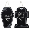 Nahrobné tabule na písanie Halloween 2druhy 40x27cm