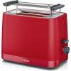 Bosch Hriankovač Bosch TAT3M124, 950 W, 2 plátky, automatické koncové vypnutie, funkcia opekania, tlačidlo Stop, červený