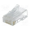 Zástrčka RJ45 PIN 8 Kat 6 Usporiad.kol 8p8c IDC,krimpovacie