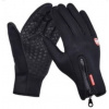 Čierne športové dotykové rukavice Outdoor L - Pánske