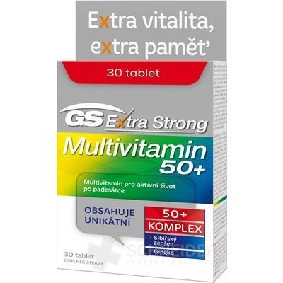 GS Extra Strong Multivitamín 50+ tbl (inov.2021) 1x30 ks