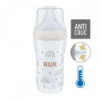 Sklenená dojčenská fľaša NUK Perfect Match Temperature Control 230 ml Béžová