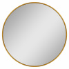 Olsen Spa Zrkadlo bez osvetlenia DAHLEN GOLD Priemer - 60 cm OLNZDAH60G