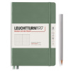 LEUCHTTURM1917 Medium (A5) Olive, 251 p., bodkovaný - zápisník
