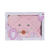Interbaby OSUŠKA froté MYŠKA 100x100cm Varianta: ružová