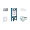 Geberit Duofix Set predstenovej inštalácie, klozet Alpha s doskou, tlačidlo Sigma01, matný chróm 111.300.00.5 NR3