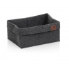 Kela Koš Fay 26x19 cm filc tmavě šedá KL-24461