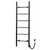Sapho KARBO Elektrický sušiak uterákov, okrúhly, 500x1600mm, 120 W, čierna SPH KB905