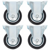 vidaXL Pevné kolieska 4 ks 75 mm - 97406-208904