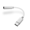 FIXED Redukce LINK pro připojení sluchátek z USB-C na 3,5mm jack s DAC chipem, bílá