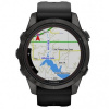 Garmin Fénix 7 S Pro Sapphire Solar, Carbon Gray DLC Titanium, Black Band 010-02776-11 42 mm, Dotykový displej, Solar