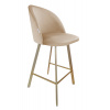 ATOS Barová židle Colin zlatá kostra profil