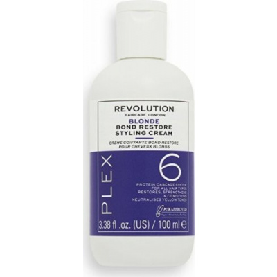 Revolution Haircare Bezoplachový stylingový krém pro blond vlasy Blonde Plex 6 (Bond Restore Styling Cream) 100 ml
