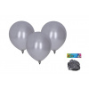 Wiky Balónik nafukovací 30cm - sada 10ks, metalický strieborný WKW009940akcia