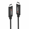 Kábel USB 3.2 Gen 2, CM/CM Typ C 5m, 10Gbps, PD 100w 20V5A, čierny, aktívny