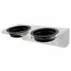 Repti planet Krmítko akrylové 2 misky 15x8x6,2cm