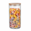 Kuchynská sklenená dóza s dreveným vekom Trend Glass 880 ml