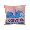 Konix Lilo & Stitch Polštář Stitch I Don't Do mornings 40 cm