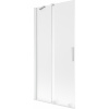 Mexen Velar 2-krídlový posuvný vaňový paraván 95 x 150 cm, mrazený, biely - 896-095-000-31-20