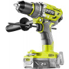 Ryobi R18PD7-220B bezuhlíková 18V akumulátorová príklepová vŕtačka – s batériou (2x2.0Ah)