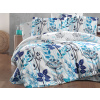Brotex Saténový povlak na polštář Garden blue (Rozměr: 30x40)