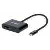 MANHATTAN Adaptér USB-C na HDMI, 4K@60Hz, čierny 153416 Manhattan