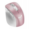Genius Ergo 9000S Pro Myš, bezdrátová, optická, 2400DPI, 6 tlačítek, Bluetooth, 2,4GHz, USB-C nabíjení, tichá, 7bar.pods. růžová (31030039403)
