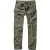 Brandit Adven Slim fit nohavice, olivové - L