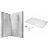 Sprchový kút - KABÍNA EasyClean MADOX 80 x 100 Rea so sprchovou vaničkou (Sprchový kút - KABÍNA EasyClean MADOX 80 x 100 Rea so sprchovou vaničkou)