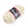 Bavlnená pletacia priadza Camilla 50 g Variant: 25 (8173) béžová najsv., Balenie: 1 ks