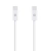 OBAL:ME Super Fast USB-C/USB-C Pletený kábel 100W 2m White 8596311294945