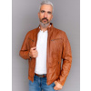 Max Original Leather Pánska kožená bunda 8066 cognac-88 (2XL 54-56) - Cognac - 2XL
