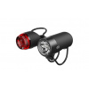 KNOG set predné a zadné svetlo PLUG Twinpack čierna