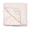 Detská deka Velvet - obojstranná s ozdobným lemovaním, Baby Nellys 100 x 75 cm, béžová Baby Nellys 8596309392677
