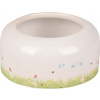 FLAMINGO miska pre hlodavce KIKI CERAMIC ROUND biela S 8,3x8,3x3,5cm 100ml