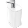 Dávkovač mydla Simplehuman oceľový 473 ml biely