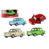 Welly Dromader Auto Trabant 601 Klasic kov plast 11cm 39 na volný chod 4 barvy v krabičce 15x7x7cm 1:34