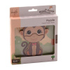 Jouéco The Wildies Family drevené mini puzzle Monkey