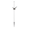 Designové nástěnné hodiny Nomon Punto y coma I black 113cm
