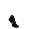 Ponožky na behanie Inov-8 Trailfly Ultra Sock Low - black/green