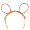 Svietiaca čelenka s uškami, mix farieb [1 ks]