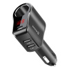 Nabíjačka do auta / adaptér SWISSTEN - USB-C 30W + 2x USB-A + nabíjačka do auta - čierna