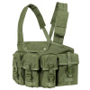 CONDOR OUTDOOR vesta taktická CHEST RIGG 7 vreciek OLIV