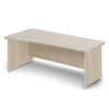 Lenza Ergonomický stôl TopOffice 200 x 100 cm, ľavý, agát svetlý