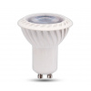 Tracon electric LED žiarovka COB GU10 5W studená biela
