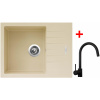 Sinks Perfecto 650 Sahara + Vitalia, čierna, matná