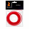 3DW - ABS filament 1,75mm červená, 10m, tlač 220-250°C (D11604)