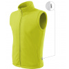 Rimeck Next Unisex fleece vesta 518 limetková 62 (brand label) L
